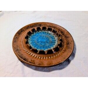Vintage California Studio Pottery by Robert Maxwell 1965 - Turquoise #9712